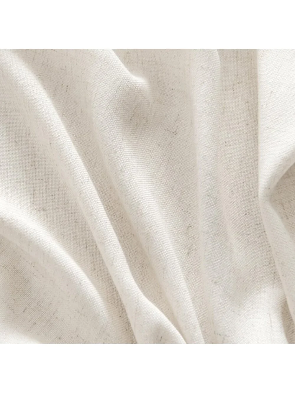 Light Filtering Linen Curtains - 2 Panels, Semi-Sheer Drapes for Bedroom/Living
